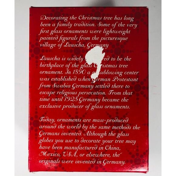 Vintage Krebs Hand Blown Glass Santa Christmas Ornament - Picture 6 of 7